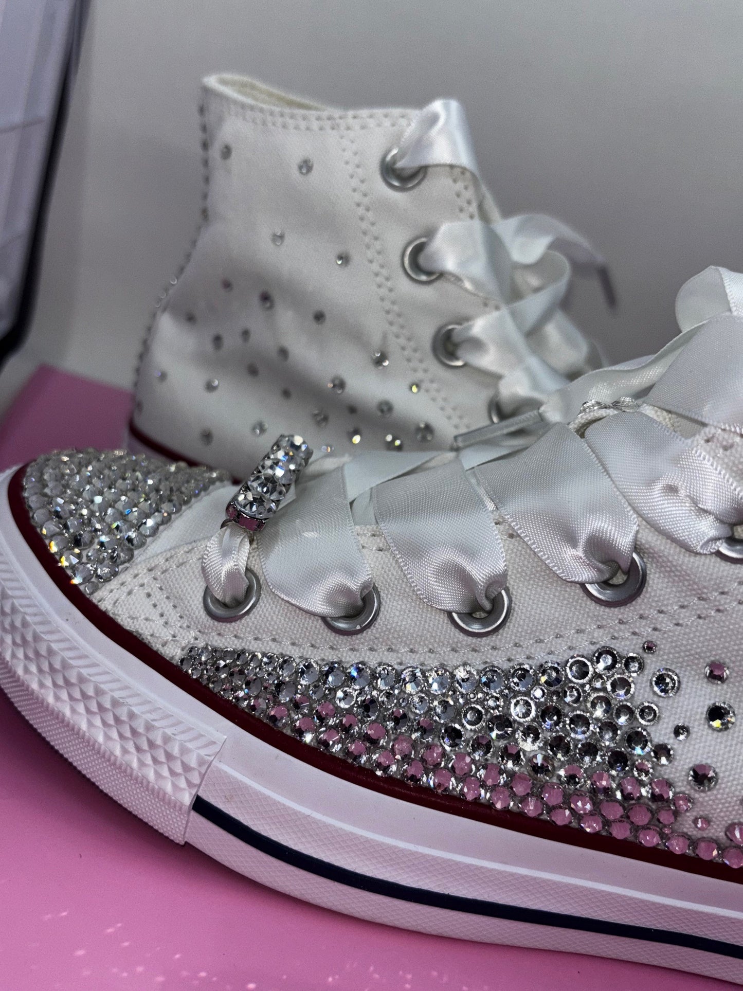Elegant Crystal Bling Converse
