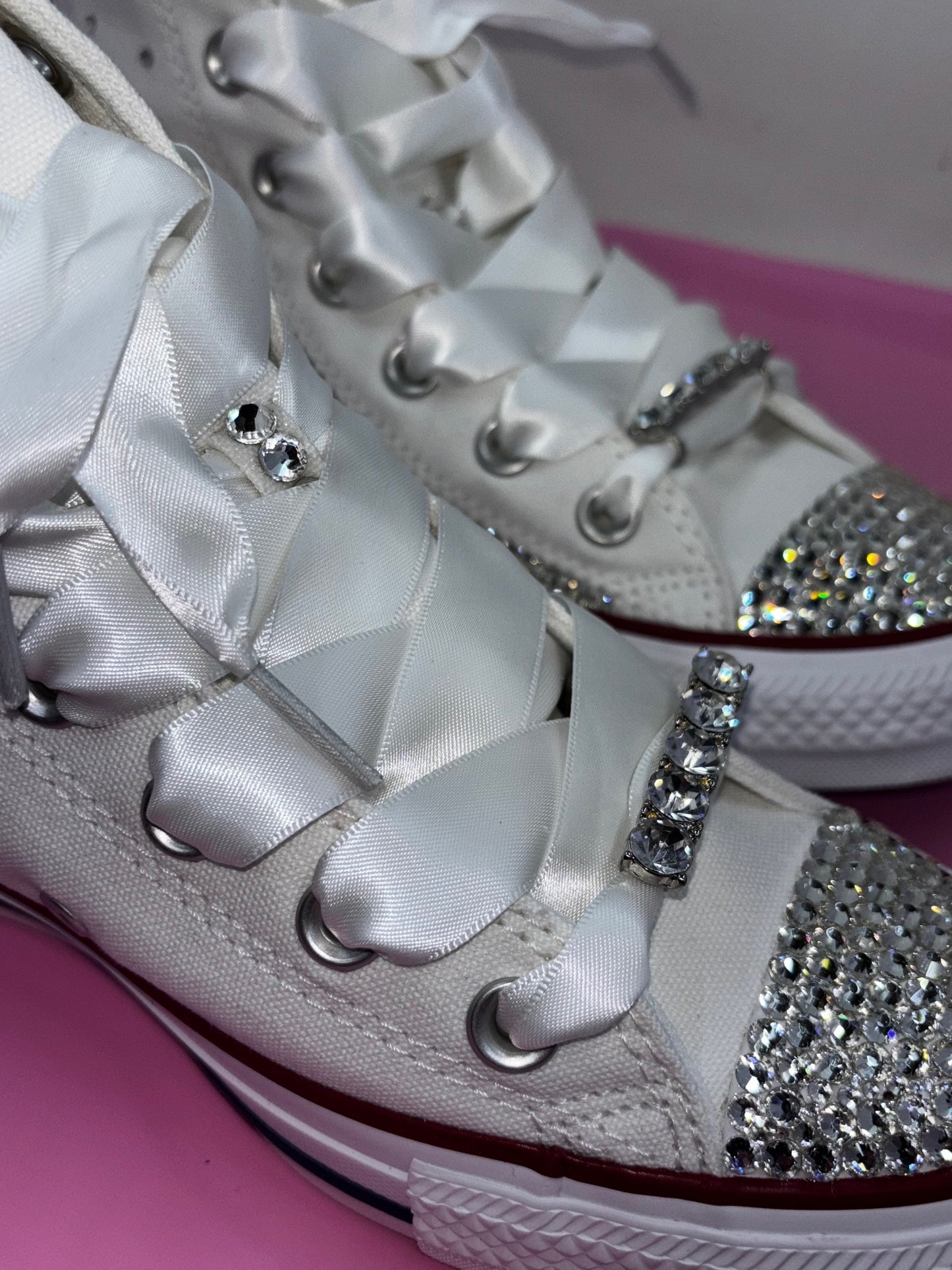 Elegant Crystal Bling Converse