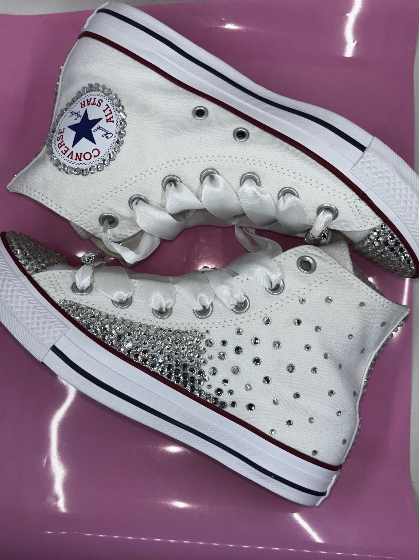 Elegant Crystal Bling Converse