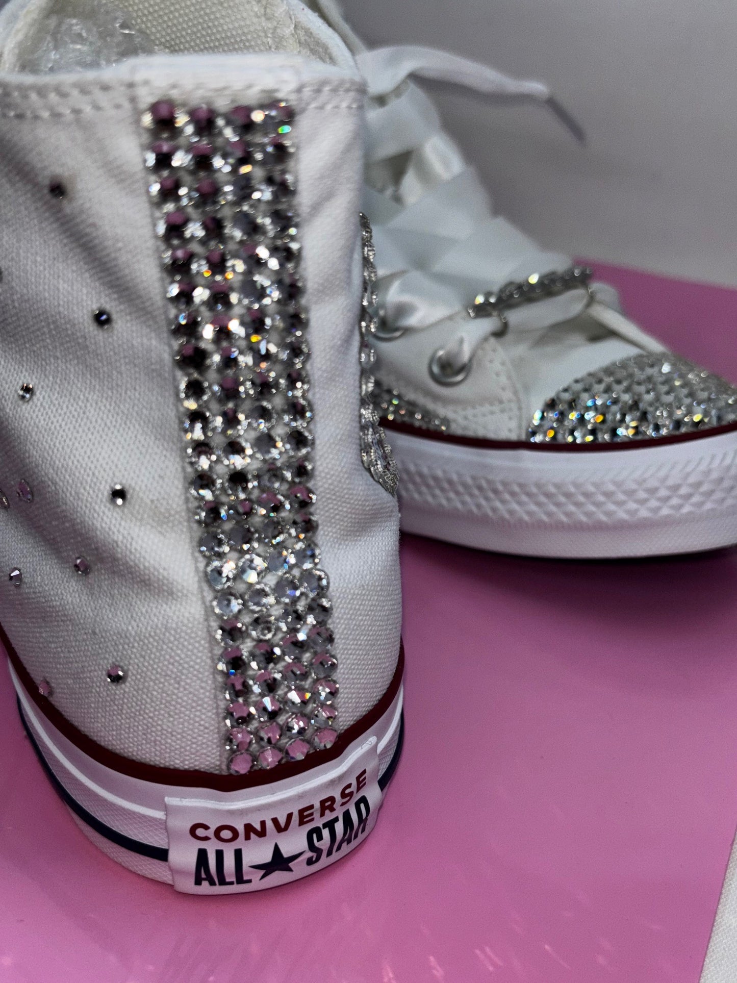 Elegant Crystal Bling Converse