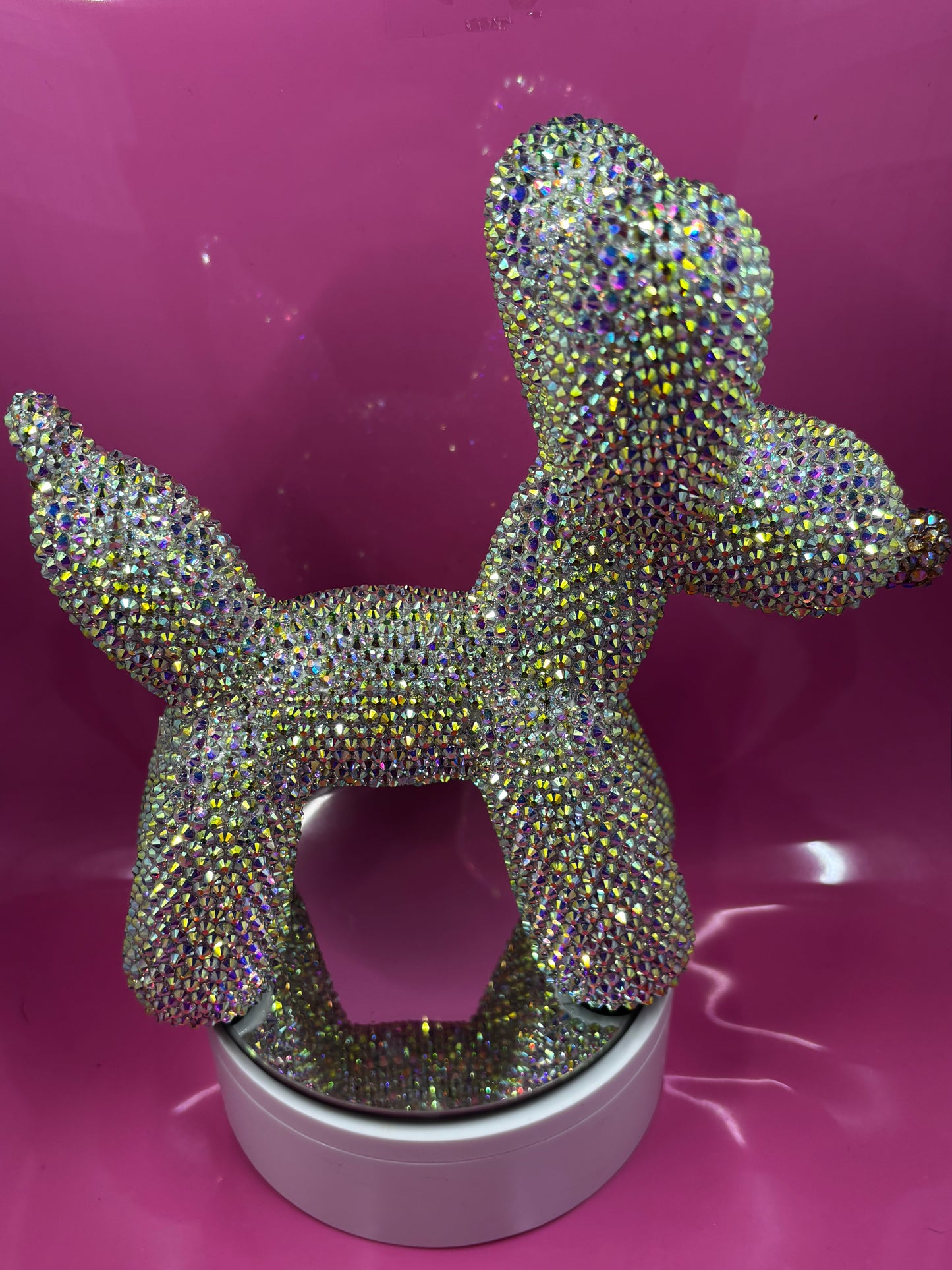 Bling Ballon Dog Home Decor- Hand Rhinestoned