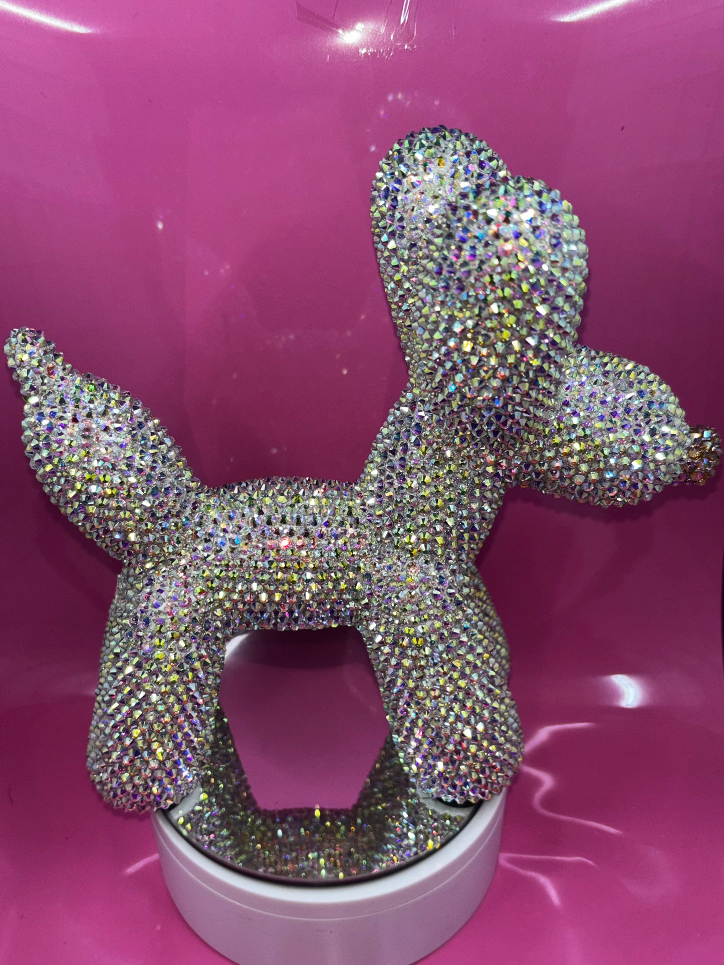 Bling Ballon Dog Home Decor- Hand Rhinestoned