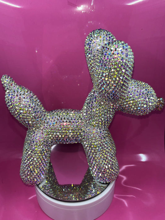 Bling Ballon Dog Home Decor- Hand Rhinestoned