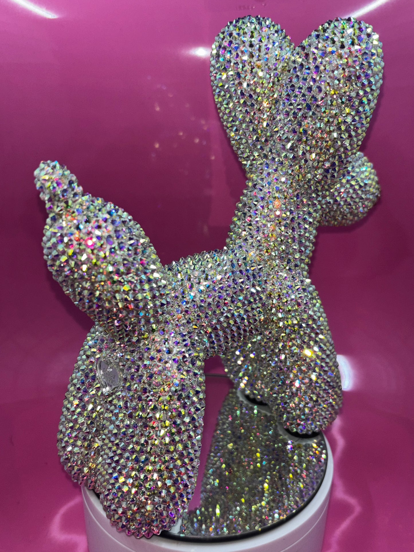 Bling Ballon Dog Home Decor- Hand Rhinestoned